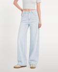 Afterlight Wide Straight Leg Jeans - Sky Blue