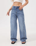 Arc Curved Barrel Jeans - Light Blue