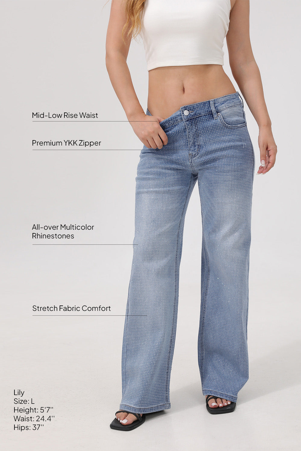 Nova Prism Rhinestone Jeans