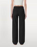 Afterlight Wide Straight Leg Jeans - Black