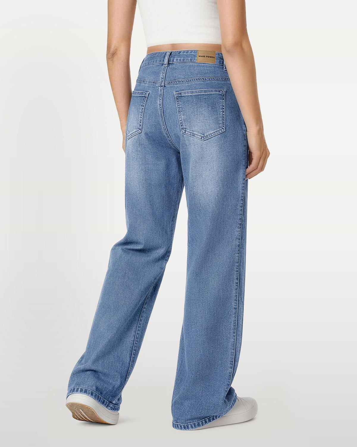Outline Subtle Flare Jeans - Light Blue