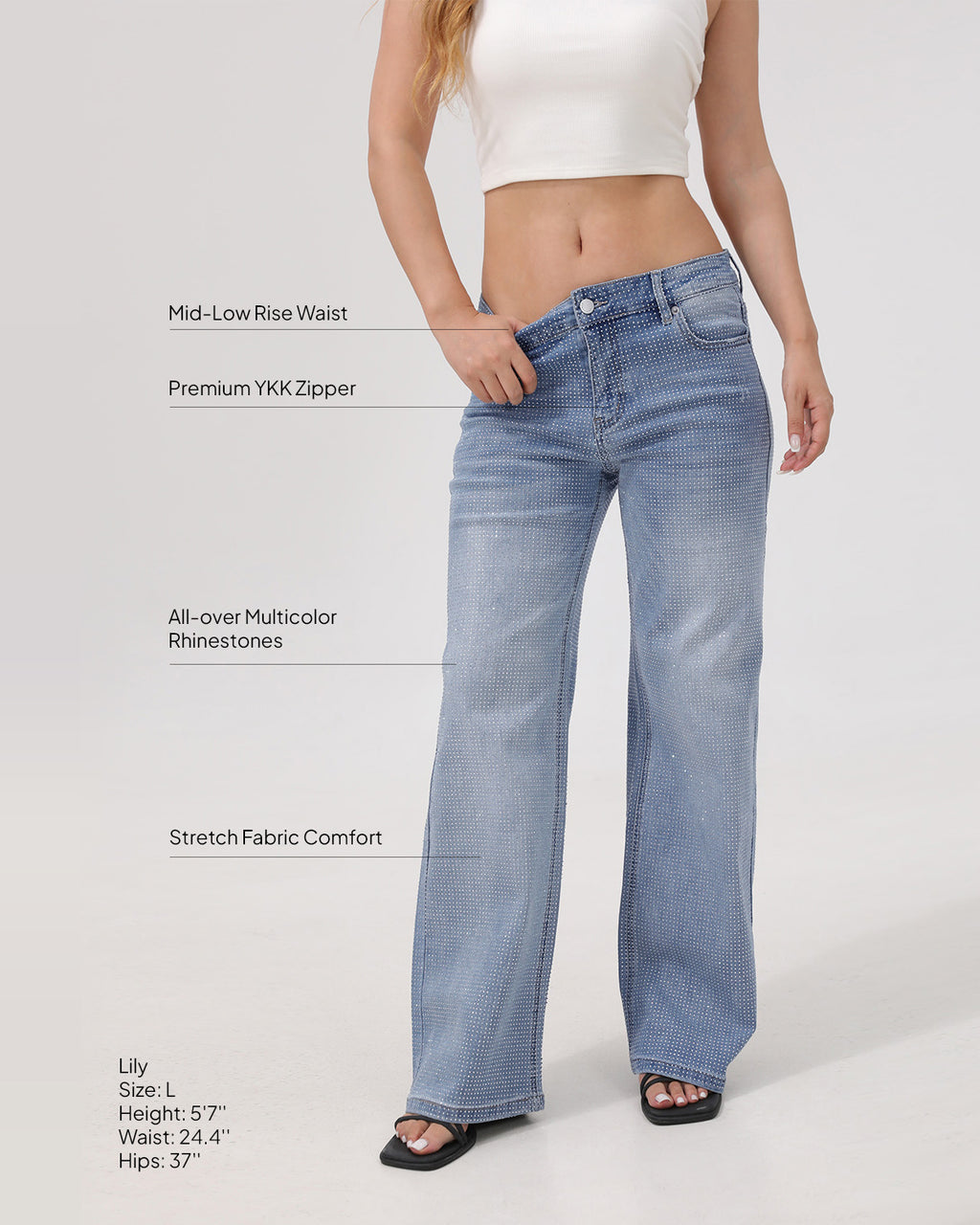 Nova Prism Rhinestone Jeans