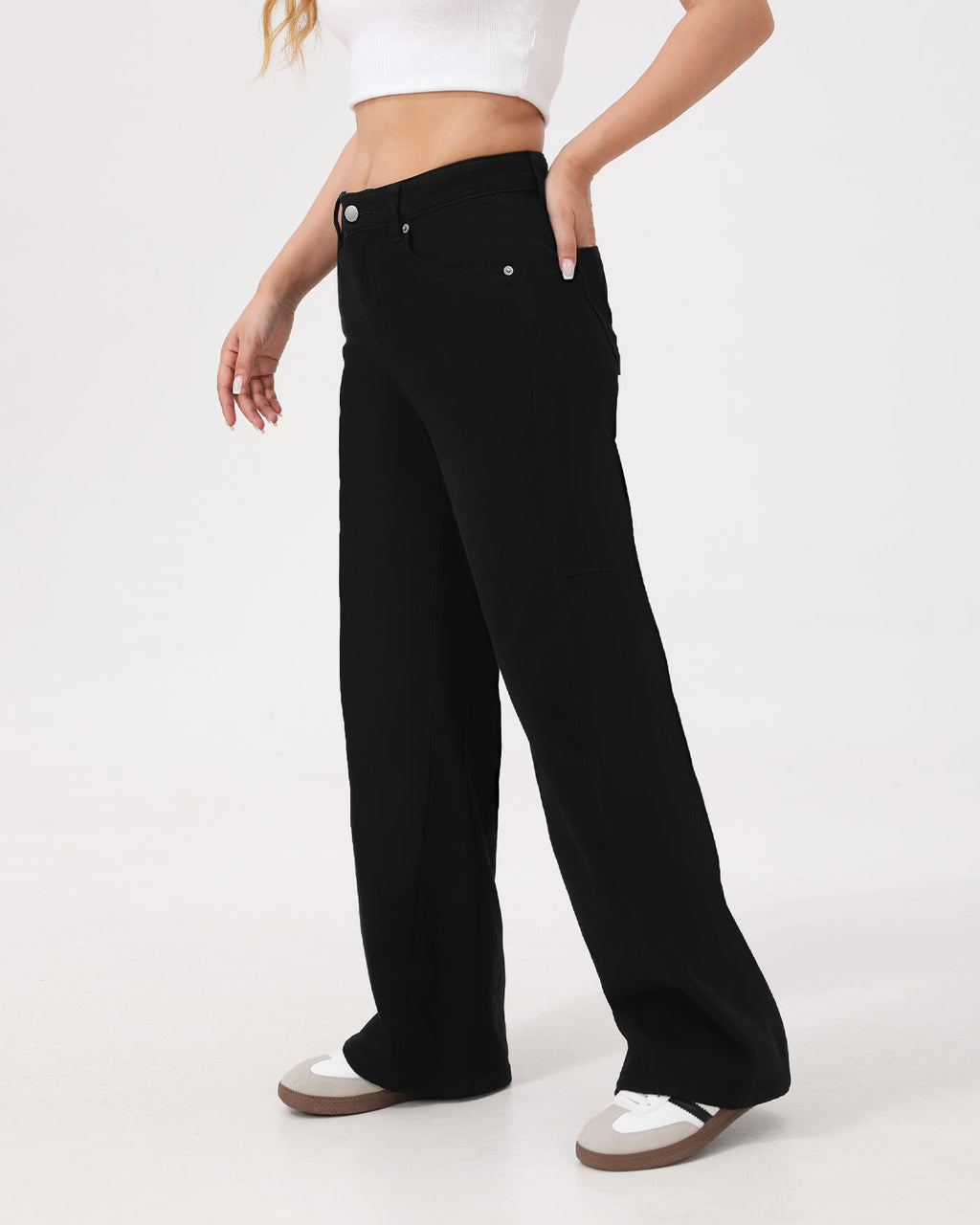 Arc Curved Barrel Jeans - Black
