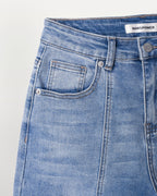 Outline Subtle Flare Jeans - Light Blue