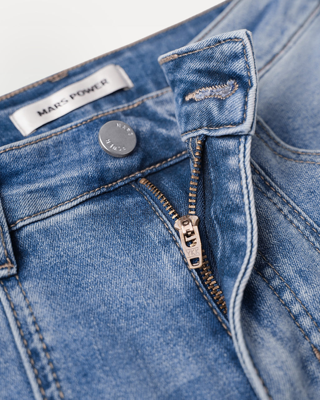 Outline Subtle Flare Jeans - Light Blue