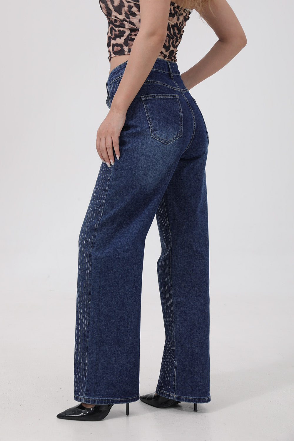 Nova Linear Rhinestone Jeans