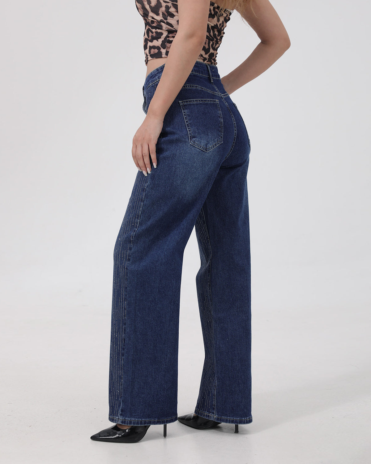 Nova Linear Rhinestone Jeans