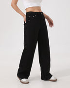 Arc Curved Barrel Jeans - Black