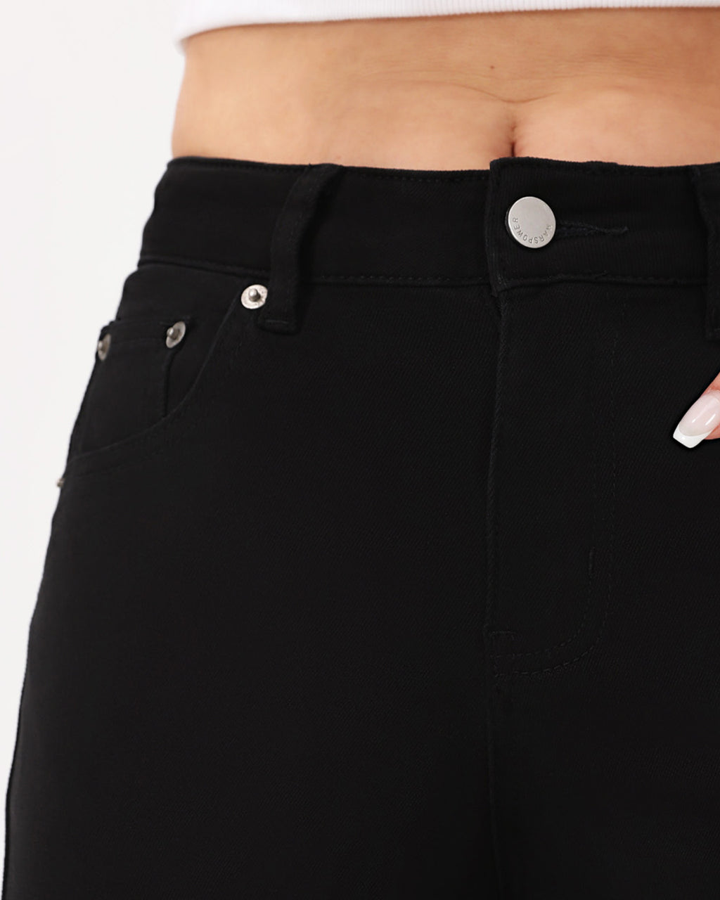 Arc Curved Barrel Jeans - Black