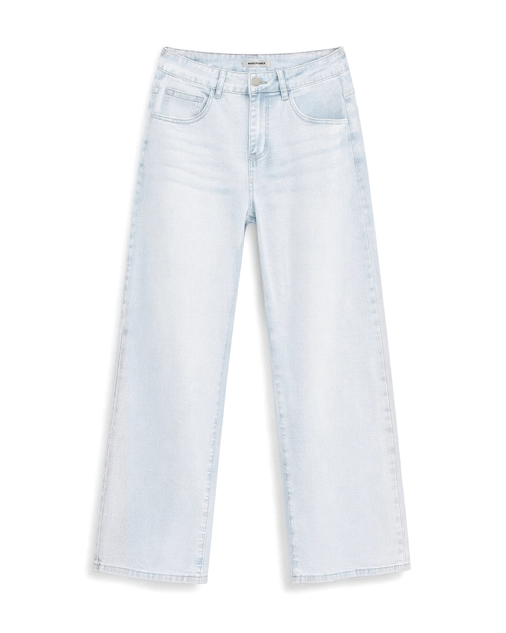 Afterlight Wide Straight Leg Jeans - Sky Blue
