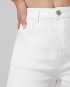 Afterlight Wide Straight Leg Jeans - White