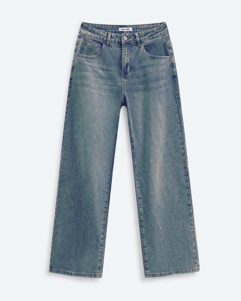 Afterlight Wide Straight Leg Jeans - Dusk Blue