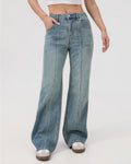 Outline Subtle Flare Jeans - Retro Blue