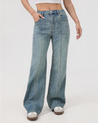 Outline Subtle Flare Jeans - Retro Blue