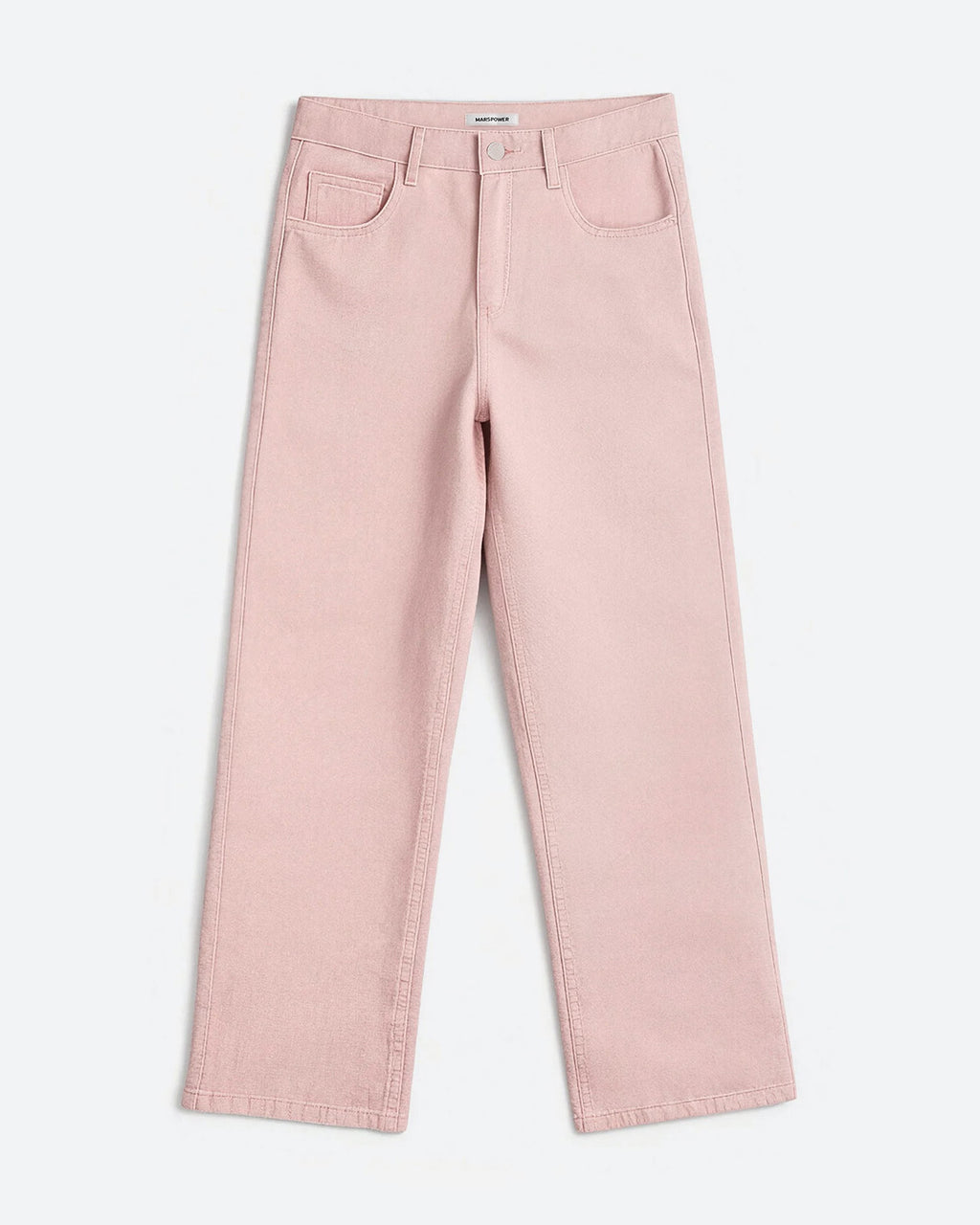 Afterlight Wide Straight Leg Jeans - Pink