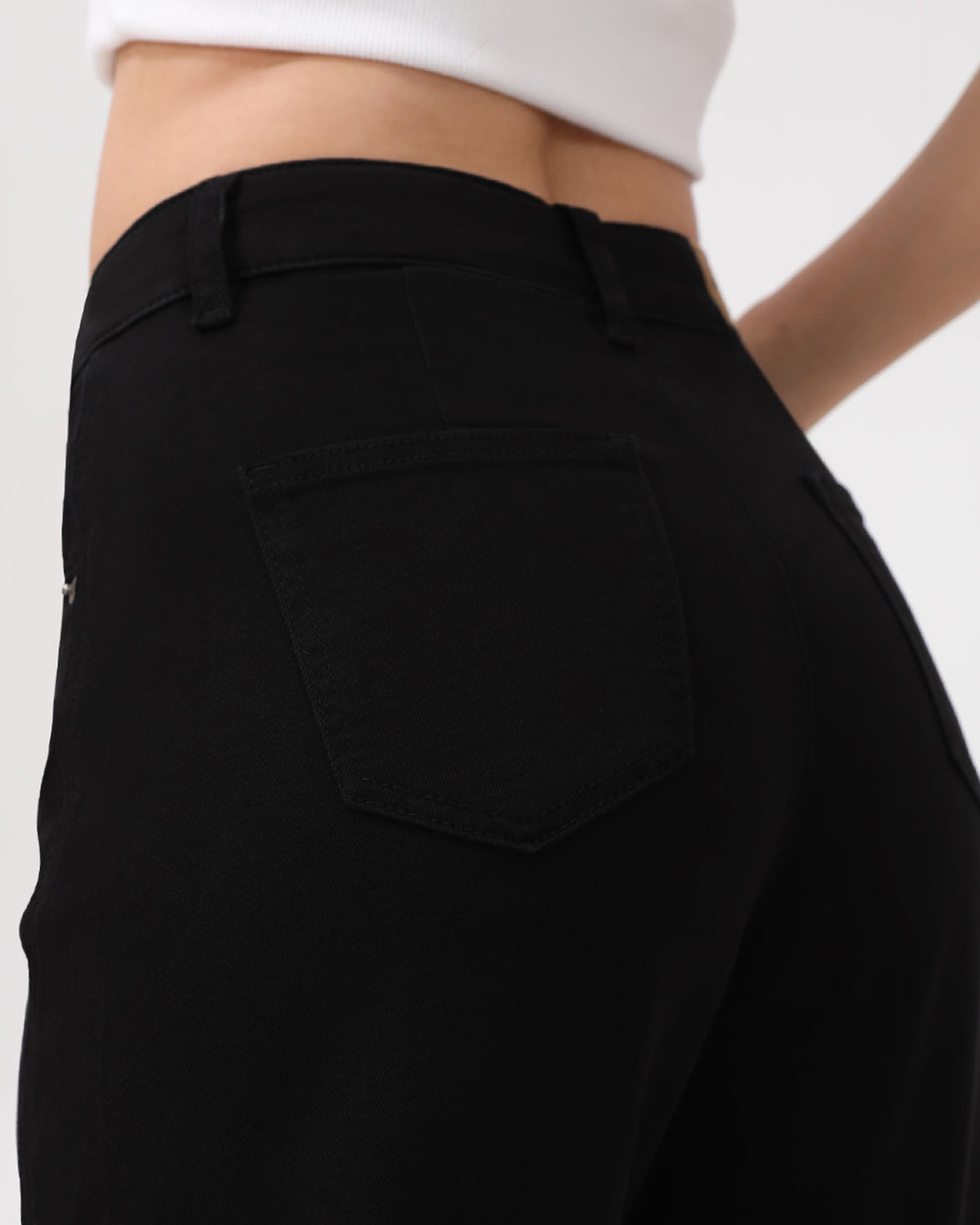 Arc Curved Barrel Jeans - Black