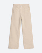 Afterlight Wide Straight Leg Jeans - Beige