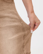 Arc Curved Barrel Jeans - Brown