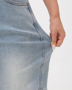 Arc Curved Barrel Jeans - Sky Blue