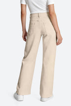 Mars Power Afterlight Wide Straight Leg Jeans - Beige