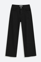 Mars Power Afterlight Wide Straight Leg Jeans - Black